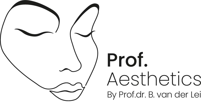 Logo Prof. Aesthetics kliniek voor ooglidcorrecties en verjonging, fillers en botox Groningen